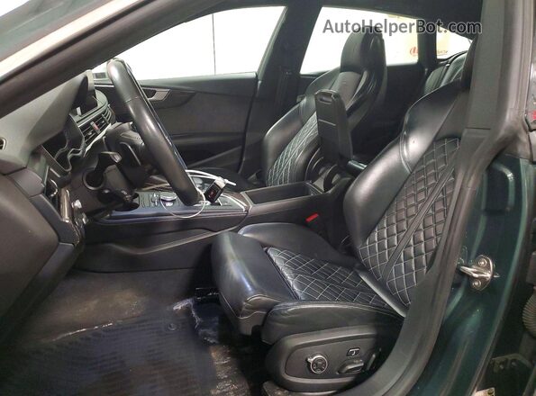 WAUC4CF52JA063244 2018 AUDI S5 Green Widok wnętrza z przodu