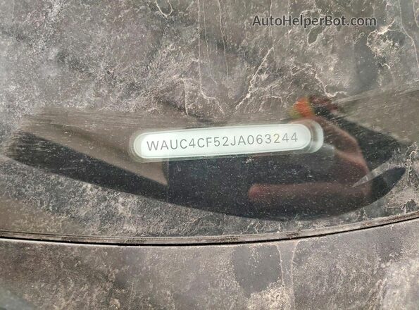 WAUC4CF52JA063244 2018 AUDI S5 Green Widok komory silnika