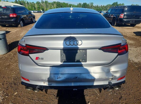 WAUC4CF53JA032956 2018 AUDI S5 Silver უკანა ხედი