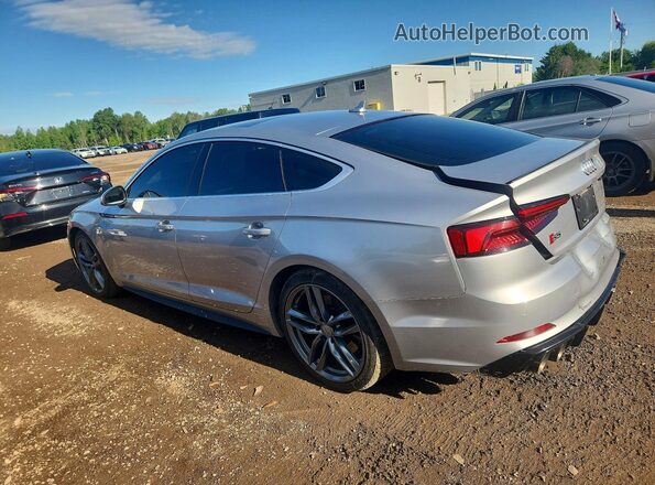 WAUC4CF53JA032956 2018 AUDI S5 Silver უკანა მარცხენა