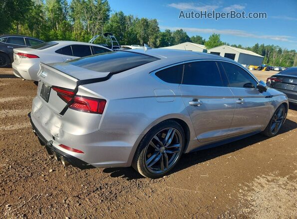 WAUC4CF53JA032956 2018 AUDI S5 Silver უკანა მარჯვენა