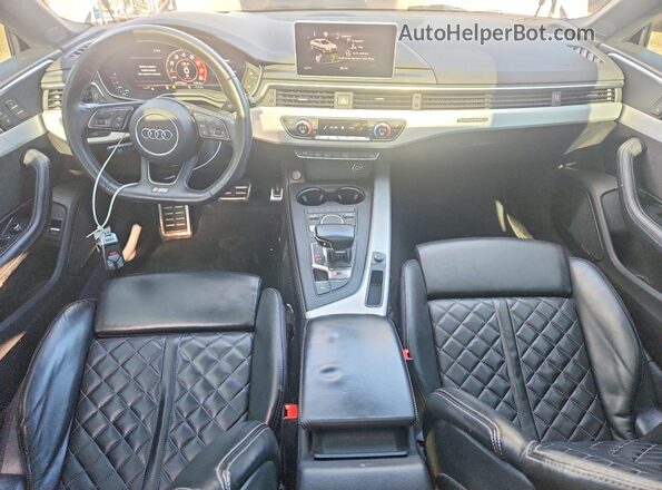 WAUC4CF53JA032956 2018 AUDI S5 Silver წინა პანელის ხედი