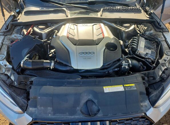 WAUC4CF53JA032956 2018 AUDI S5 Silver უკანა სალონის ხედი