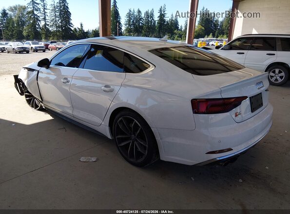 WAUC4CF53JA058991 2018 AUDI S5 White უკანა მარცხენა