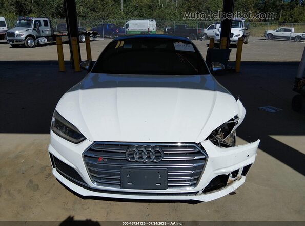 WAUC4CF53JA058991 2018 AUDI S5 White ხელსაწყოთა პანელის ხედი