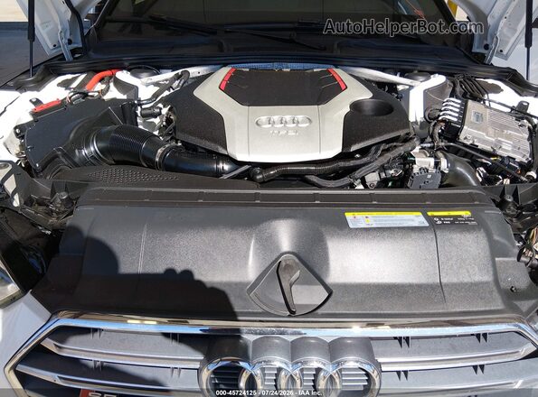 WAUC4CF53JA058991 2018 AUDI S5 White უკანა ხედი