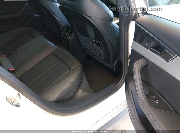 WAUC4CF53JA058991 2018 AUDI S5 White VIN კოდის სტიკერის ხედი