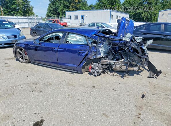 WAUC4CF53KA000848 2019 AUDI S5 Blue უკანა მარცხენა