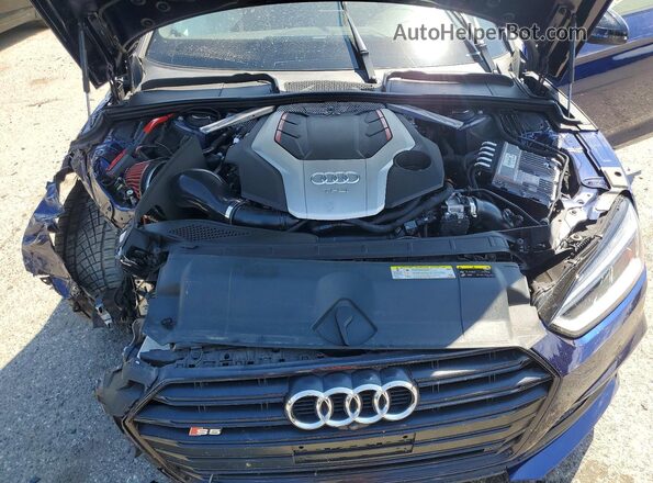 WAUC4CF53KA000848 2019 AUDI S5 Blue უკანა სალონის ხედი
