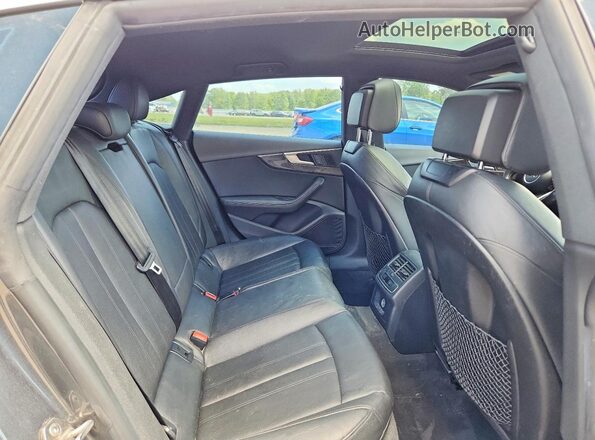 WAUC4CF55JA013356 2018 AUDI S5 Gray Rear seats view