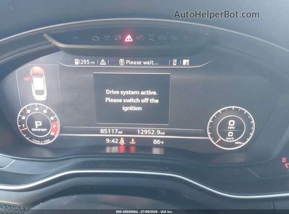 WAUC4CF56KA013612 2019 AUDI S5 Silver Widok tylnych siedzeń