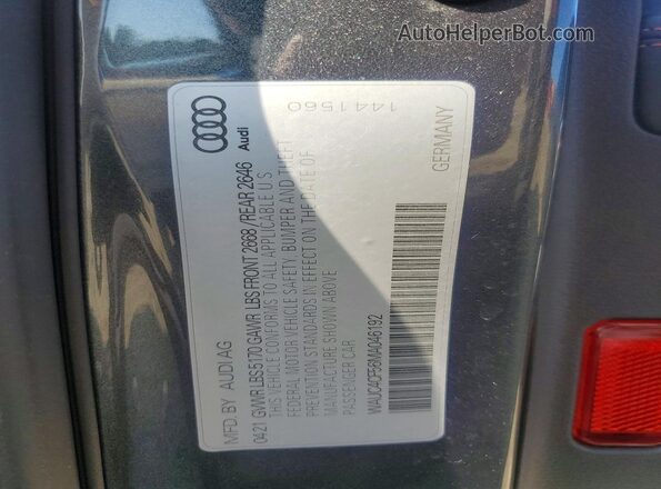 WAUC4CF56MA046192 2021 AUDI S5 Gray Շարժիչի բաժամունքի տեսք