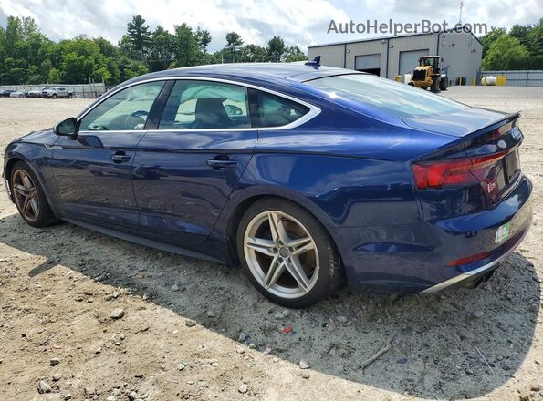 WAUC4CF59JA012386 2018 AUDI S5 Blue Tył lewy