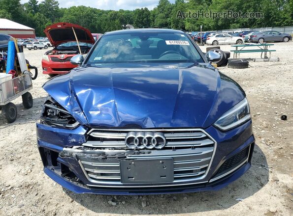 WAUC4CF59JA012386 2018 AUDI S5 Blue Widok z przodu