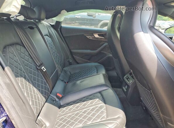 WAUC4CF59JA012386 2018 AUDI S5 Blue Widok tylnych siedzeń