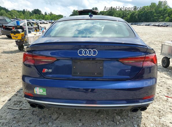 WAUC4CF59JA012386 2018 AUDI S5 Blue Widok z tyłu