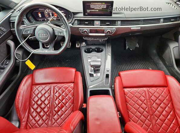 WAUC4CF59JA069719 2018 AUDI S5 Black Dashboard view