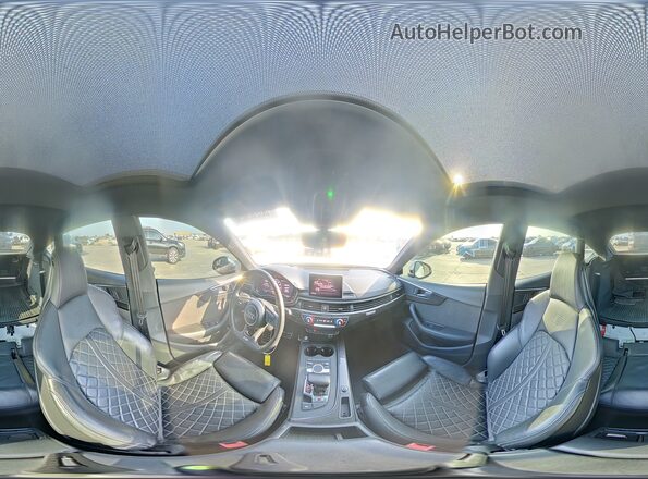 WAUC4CF59KA017492 2019 AUDI S5 White Widok wnętrza 360 stopni