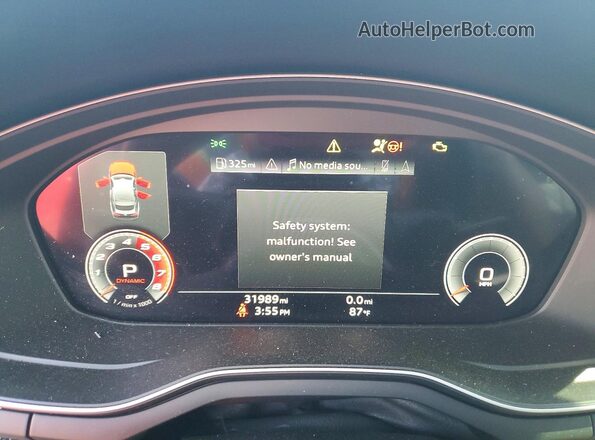 WAUC4CF59PA031190 2023 AUDI S5 Gray Widok zestawu wskaźników