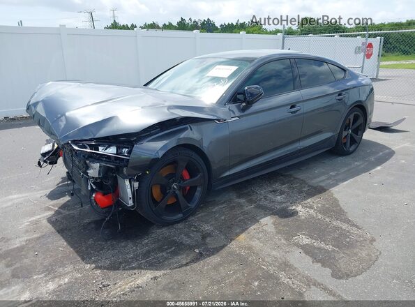 WAUC4DF50KA028113 2019 AUDI S5 Gray წინა მარცხენა ხედი სამი მეოთხედიდან