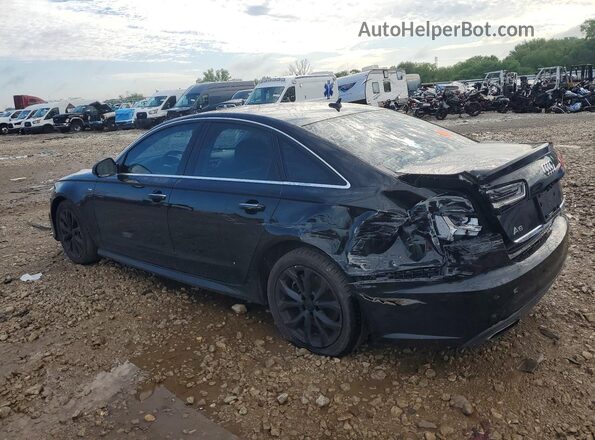 WAUC8AFC1HN084712 2017 AUDI A6 Black Tył lewy