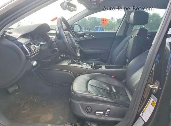 WAUC8AFC1HN084712 2017 AUDI A6 Black Widok wnętrza z przodu