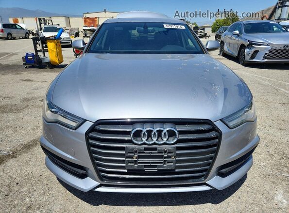 WAUC8AFC2JN033077 2018 AUDI A6 Silver Դիմացի տեսք
