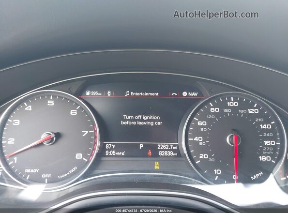 WAUC8AFC2JN090704 2018 AUDI A6 White Вид задніх сидінь