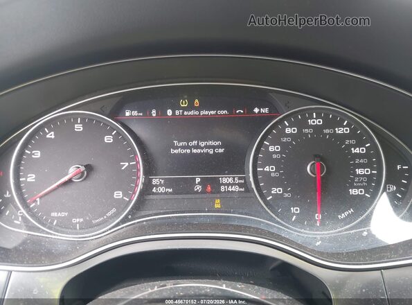 WAUC8AFC5JN029234 2018 AUDI A6 Black Vista de los asientos traseros