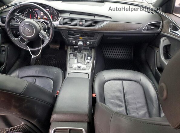 WAUC8AFC6HN065170 2017 AUDI A6 Black Vista del salpicadero