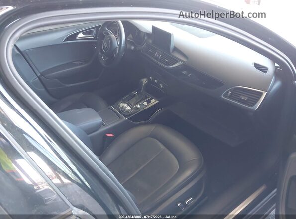 WAUC8AFC6JN112042 2018 AUDI A6 Black წინა სალონის ხედი
