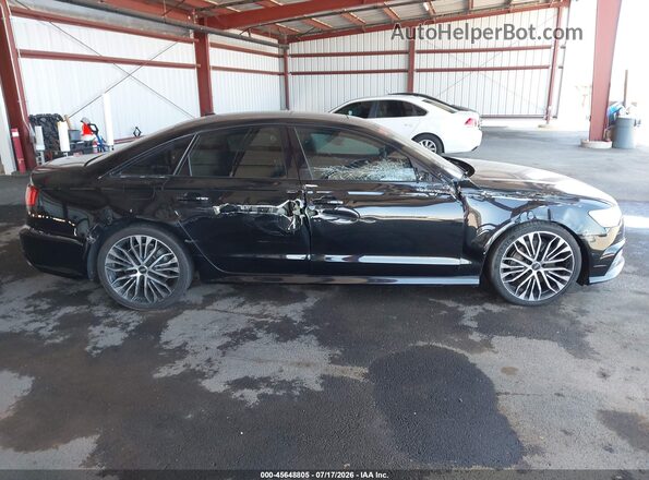 WAUC8AFC6JN112042 2018 AUDI A6 Black უკანა სალონის ხედი