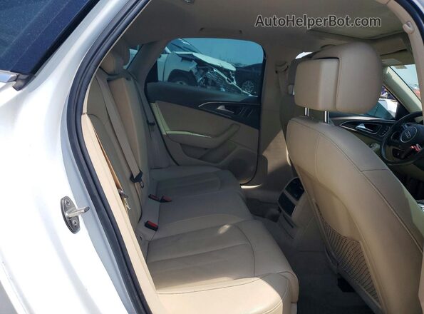 WAUC8AFC8HN019243 2017 AUDI A6 White Widok tylnych siedzeń