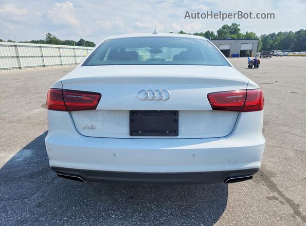 WAUC8AFCXJN015121 2018 AUDI A6 White Widok z tyłu