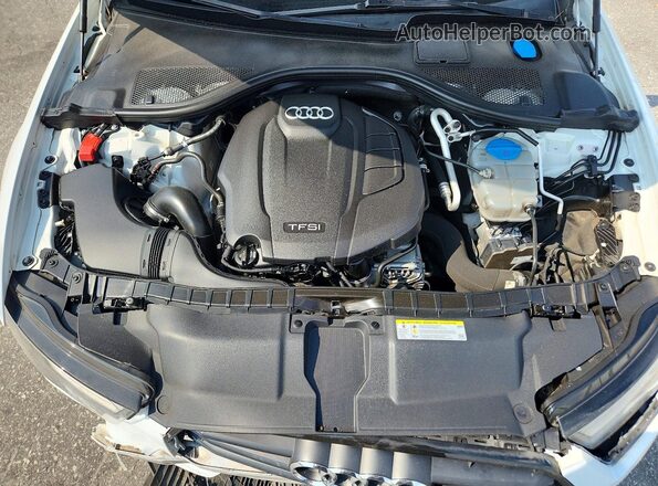 WAUC8AFCXJN015121 2018 AUDI A6 White Widok wnętrza z tyłu