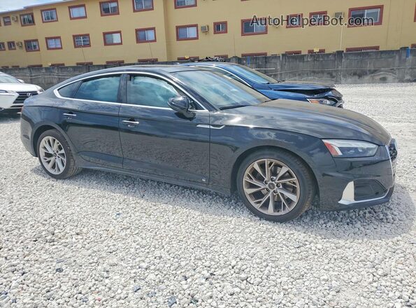 WAUCBCF50PA059059 2023 AUDI A5 Черный Передняя правая четверть