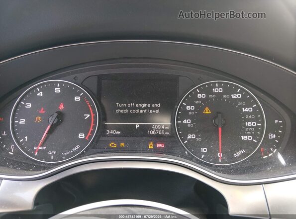 WAUCFAFCXGN012170 2016 AUDI A6 White Vista de los asientos traseros
