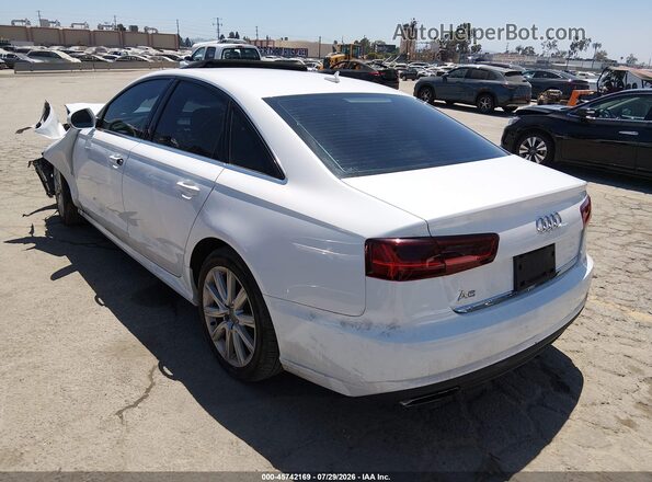 WAUCFAFCXGN012170 2016 AUDI A6 White Trasero izquierdo