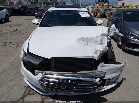 WAUCFAFCXGN012170 2016 AUDI A6 White Vista del cuadro de instrumentos