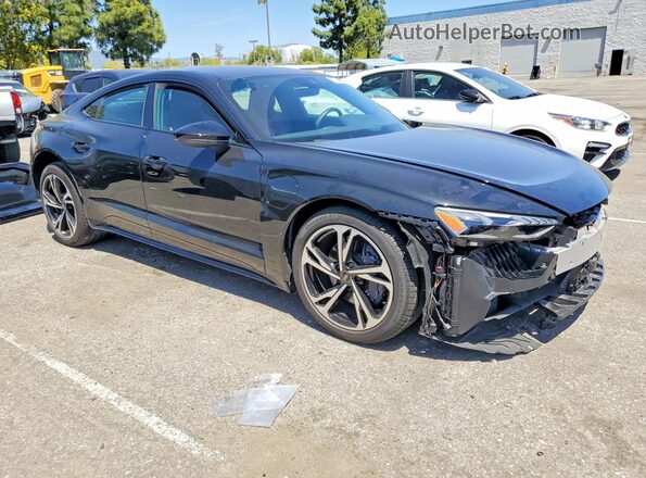 WAUCJBFW6R7004606 2024 AUDI E-TRON Black Передня права чверть