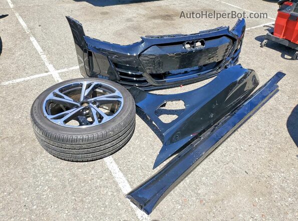 WAUCJBFW6R7004606 2024 AUDI E-TRON Black Вид підкапотного простору