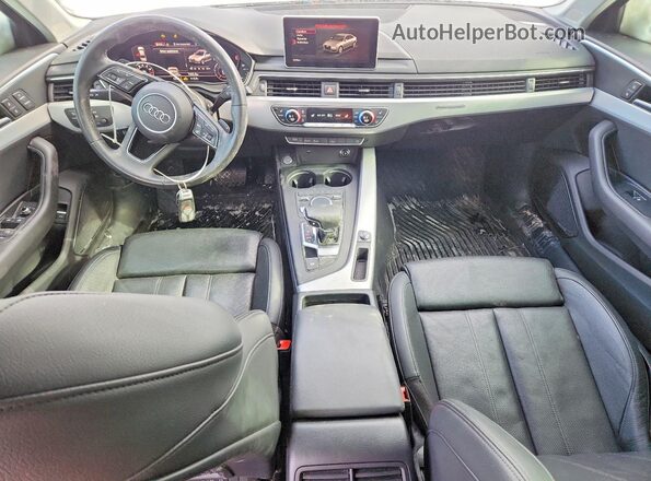 WAUCNAF44KA007896 2019 AUDI A4 White წინა პანელის ხედი