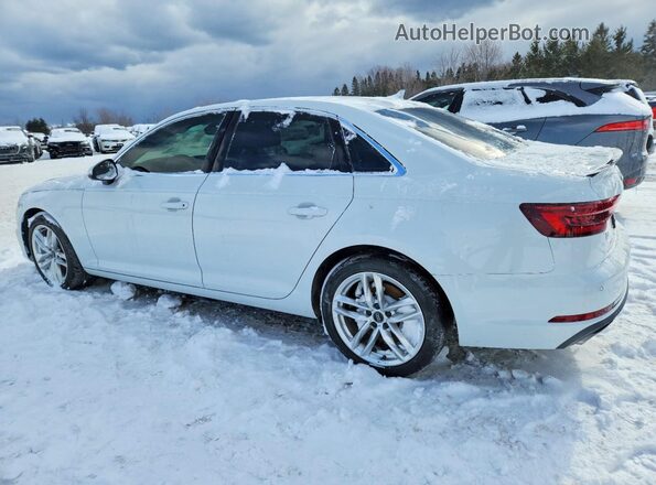 WAUCNAF44KA007896 2019 AUDI A4 White უკანა მარცხენა