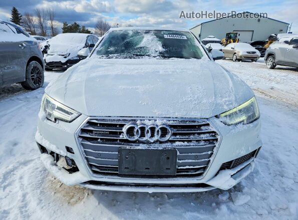 WAUCNAF44KA007896 2019 AUDI A4 White წინა ხედი