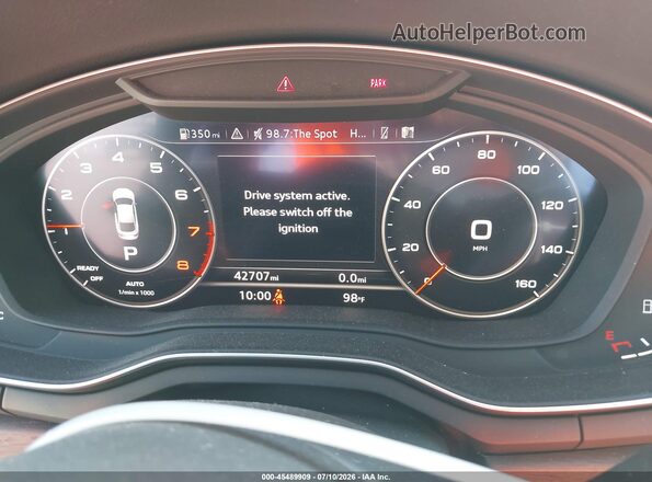 WAUCNCF53JA018441 2018 AUDI A5 Gray უკანა სავარძლების ხედი