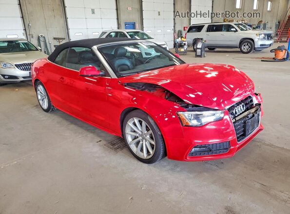 WAUD2AFH1GN000680 2016 AUDI A5 Red Delantero derecho
