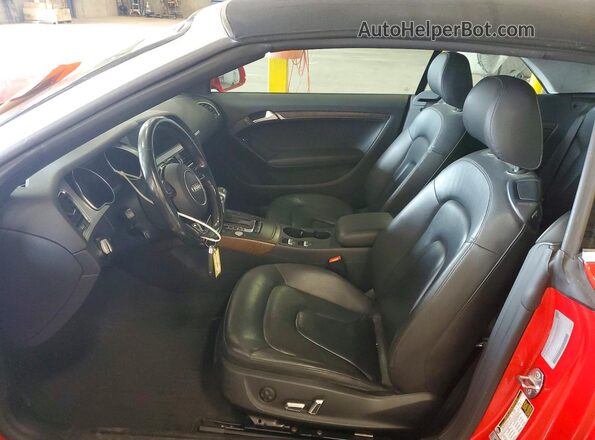WAUD2AFH1GN000680 2016 AUDI A5 Red Vista interior delantera