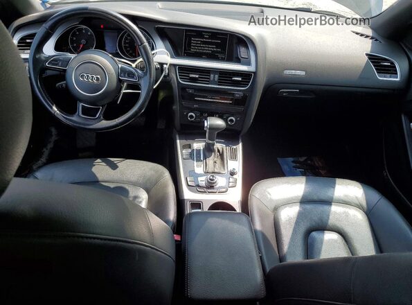 WAUD2AFH9GN006727 2016 AUDI A5 Black Dashboard view