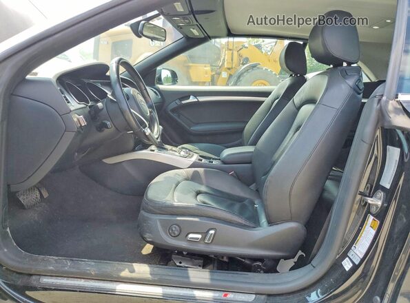 WAUD2AFH9GN006727 2016 AUDI A5 Black Front interior view
