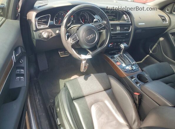 WAUD2AFH9HN004056 2017 AUDI A5 Gray Widok deski rozdzielczej